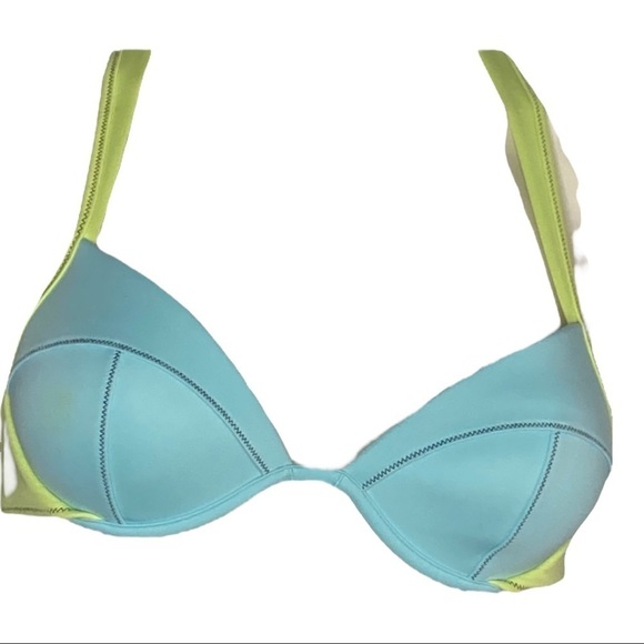 Victoria Secret Padded Zip up back bra Sz 34B - Picture 1 of 6